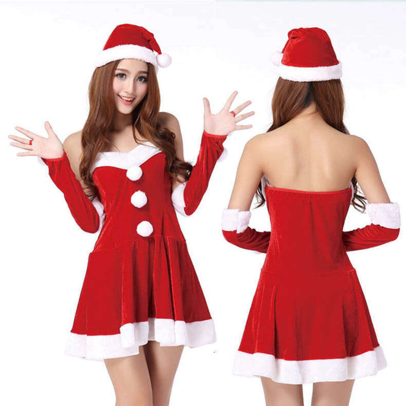 shanshi christmas clothing Christmas princess costume short skirt role-playing stage performance