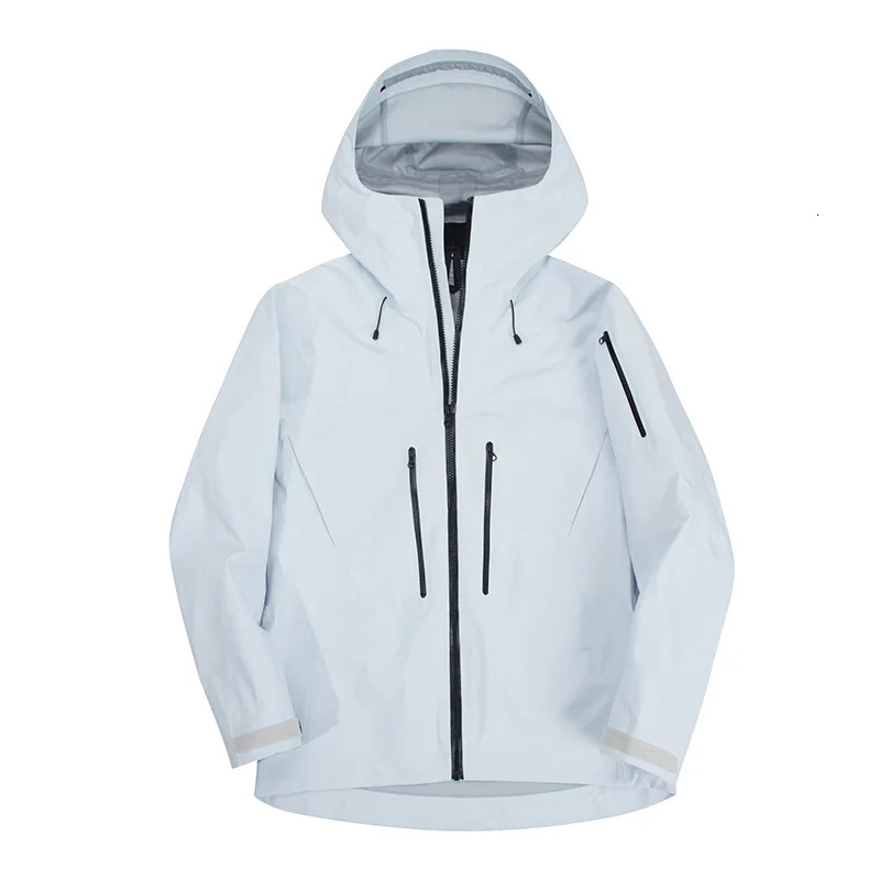 ARC Embroidery Alpha SV 7Th Three Layer Outdoor Waterproof Windbreaker Hiking Jackets Mens Womens High Quality Camping Coat