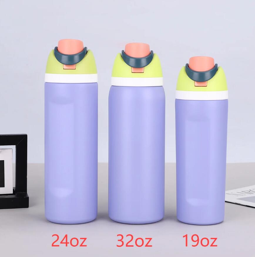 OWALA 1Pc Tumbler Insulated Stainless Steel With Straw Bpa-Free Sports Water Bottle Great For Travel 19Oz 24Oz 32Oz Gg1028