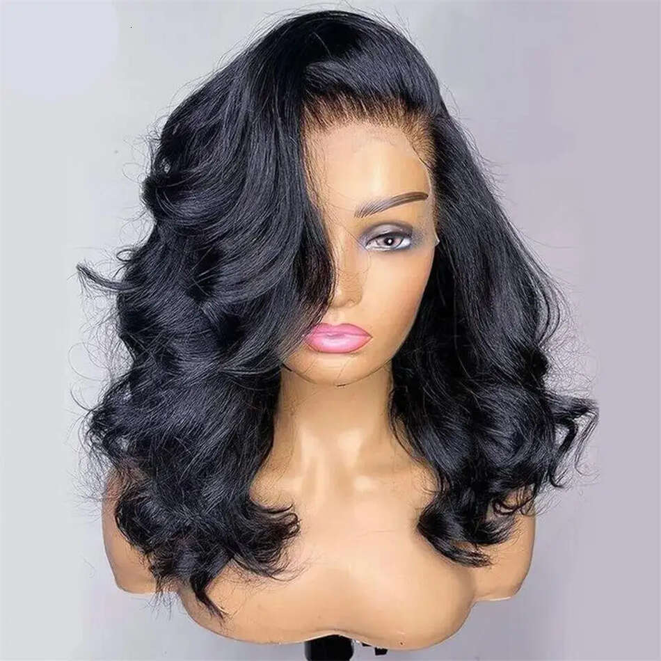 Bob Wig Body Wave Lace Front x Human Hair Frontal Short Wigs For Women Pre Plucked