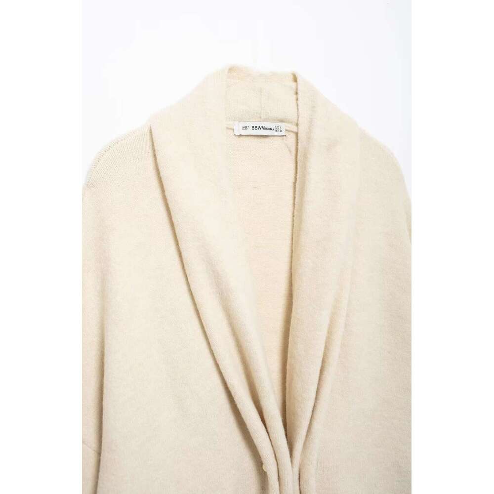 TRAFZA Casual Simple Women's V-Neck Loose Elegant Tops New 2024 Spring Autumn Fasion Shirts Hight Street Shirt