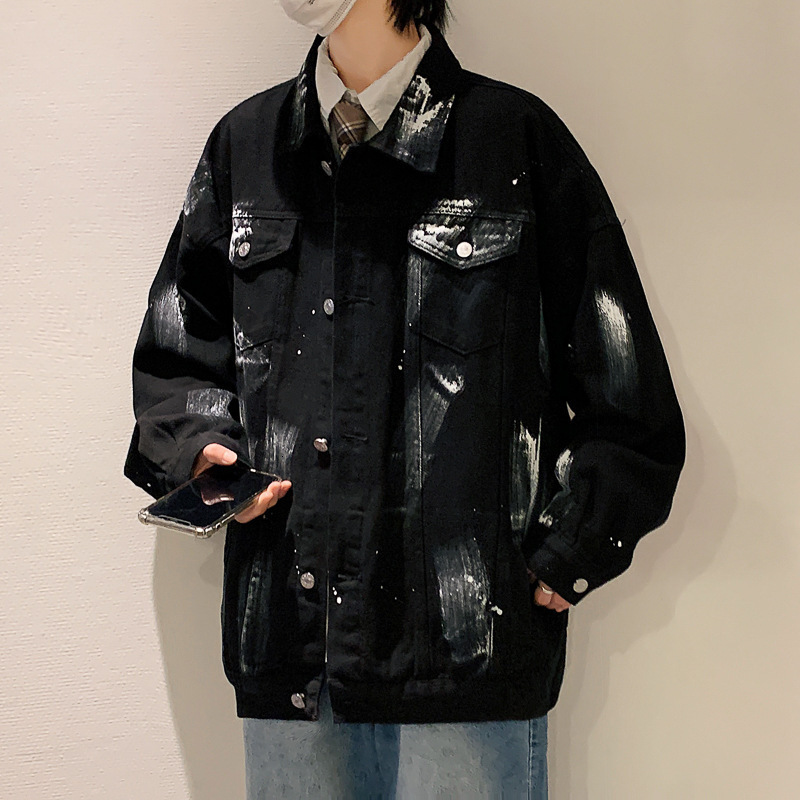 2024 New Designer Spring Denim Men's Jacket Ins Fashion Brand High Street Jacket Autumn/Winter Luxury Handsome Clothing