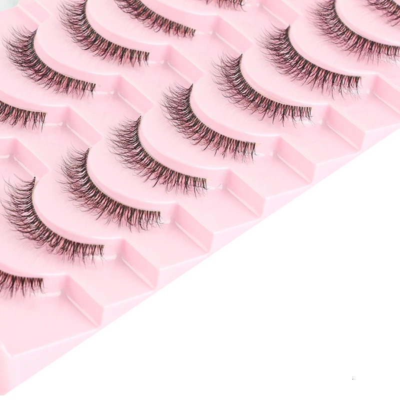 310 Pairs Natural Full False Eyelashes Strip Soft 3D Mink Lashes Fluffy Fake Eyelashes Extension Faux Cilios Makeup maquillaje 241028