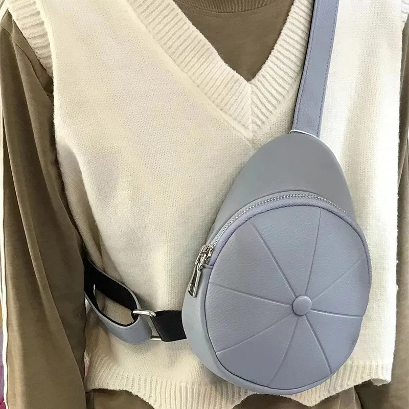 Instagram Chest Bag 2024 Trend Crossbody Fashionable Simple Womens Bag Versatile Fashion One Shoulder Mesh Waist Bag Ch 241025