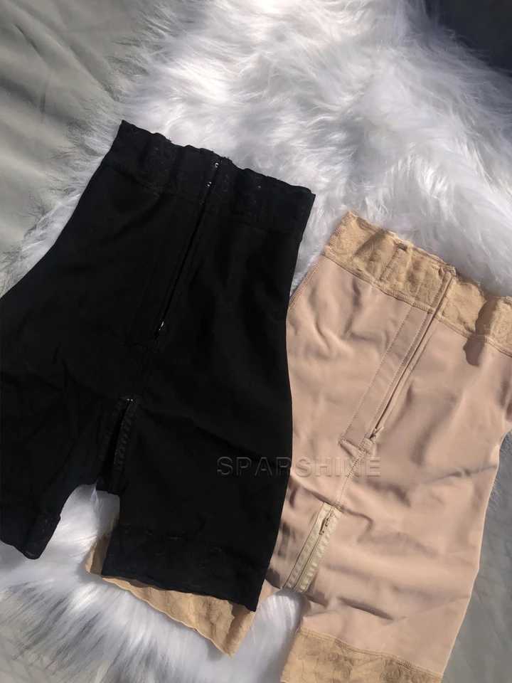 Fajas Colombianas Compression Shaper Open Bust Tummy Control with Zipper Body Beauty Shapewear Waist Post-Surgical UseXJ241028