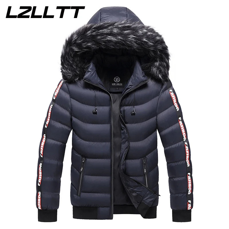 Winter Men Warm Hooded Parkas Jackets Mens Windbreaker Outwear Coats Autumn Detachable Hat Outfits Male y241024