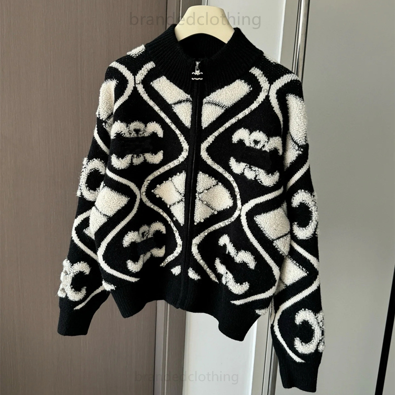 designe women sweater brand clothes cashmere femme luxury high quality coat hoodie woollen plaid Cardigan knitwear womens sweaters Clothing knit wool top jacket