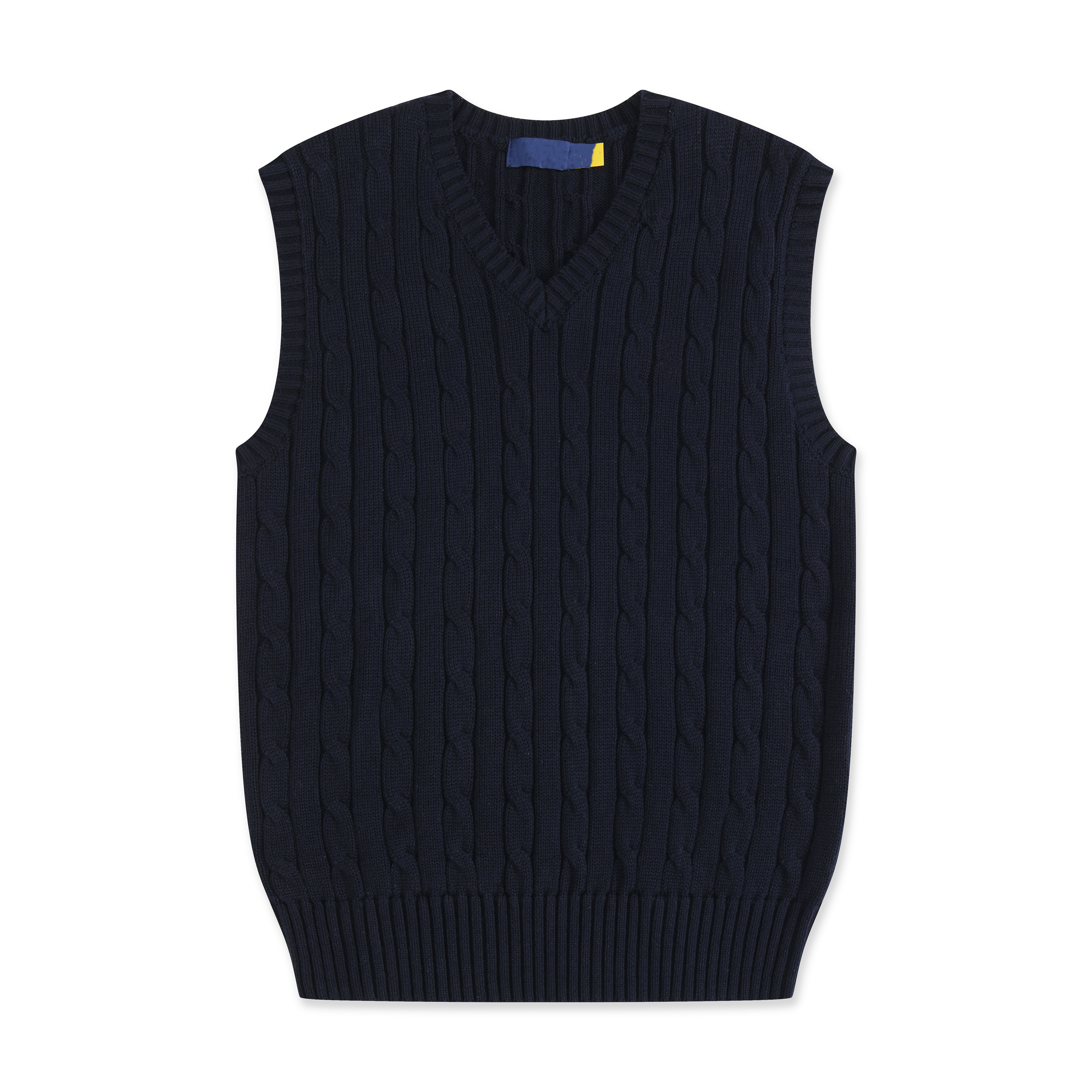 Casual crew-neck autumn sweater vest men autumn and winter design sense of new fashion brand loose matching outside wear