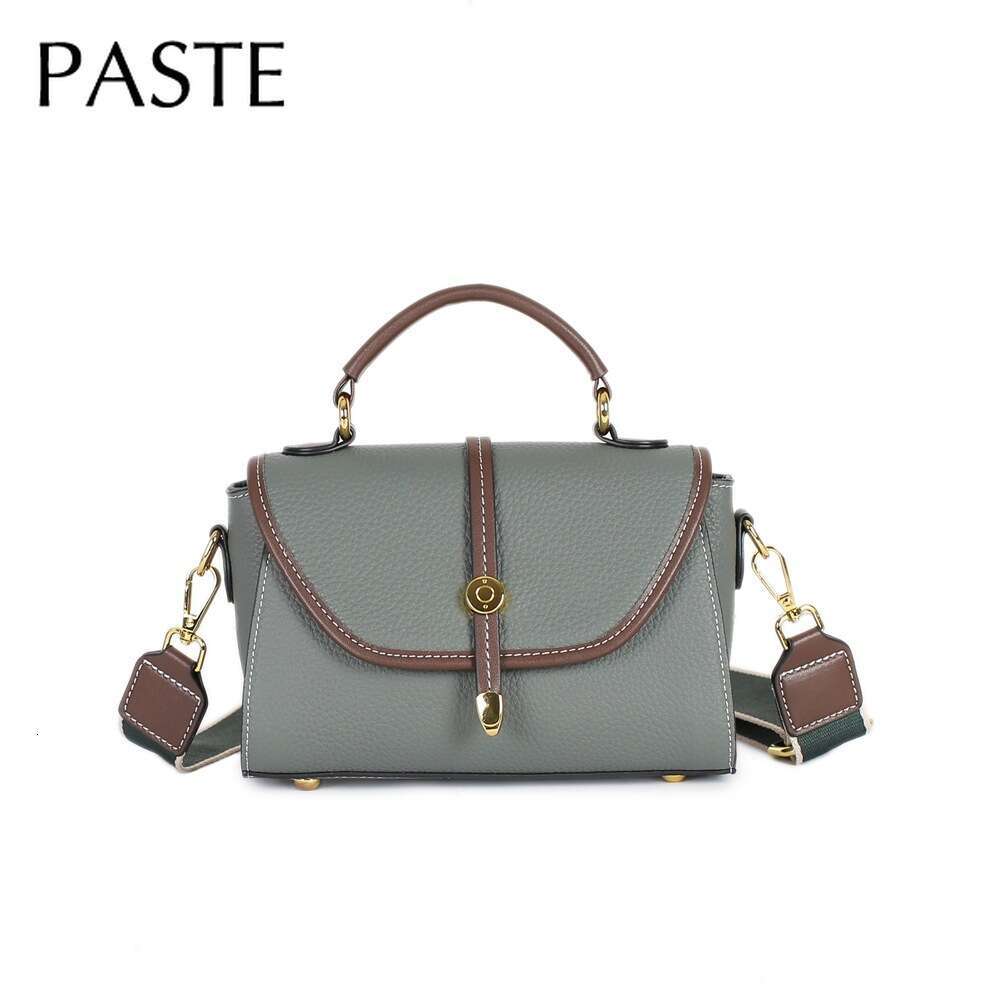 New Summer Carrot Hit Color Flap 2 Straps Women Shoulder 100% Genuine Leather Ladies Messenger Bag Soft Handbag
