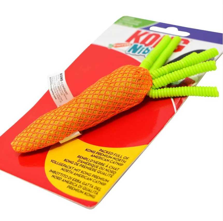 Cat Toys KONG Nibble Carrots for Cats Toy Assorted One Size J241028