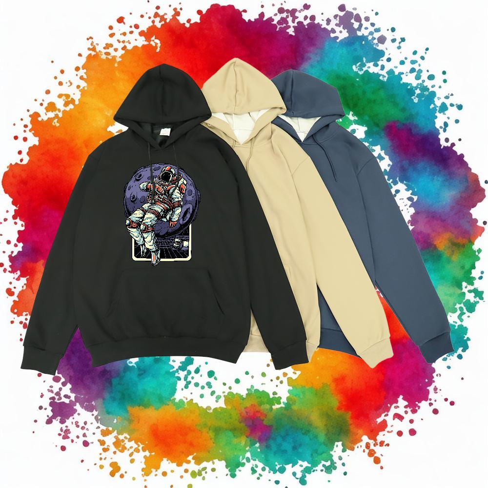 Casual New Men Hoodie Breathable Loose Fit Men Clothes Hoodie Custom Big Size Top Hoody Y2K 350g Cotton