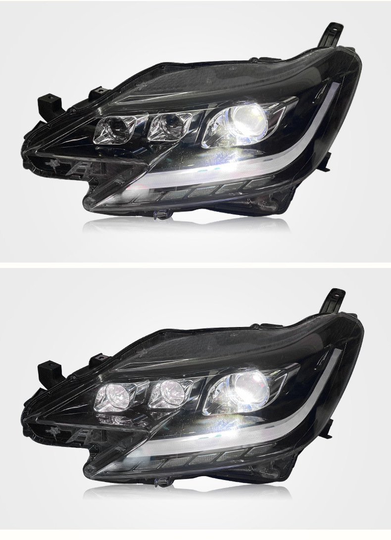 For Toyota REIZ 2013-20 19 Headlight Assembly Upgrade RGB Headlight Demon Eye Daytime Running Light