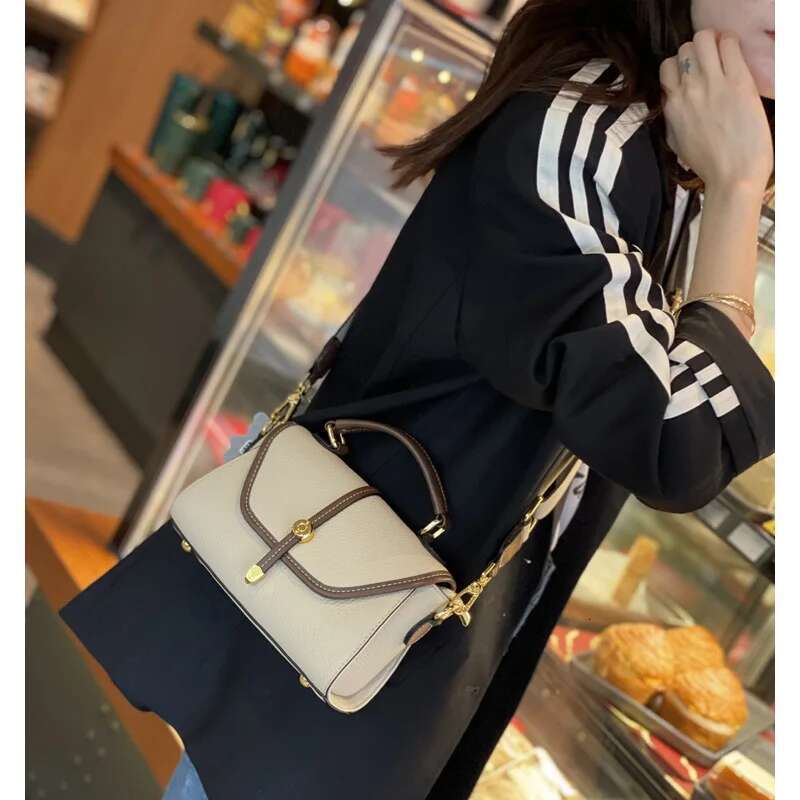 New Summer Carrot Hit Color Flap 2 Straps Women Shoulder 100% Genuine Leather Ladies Messenger Bag Soft Handbag