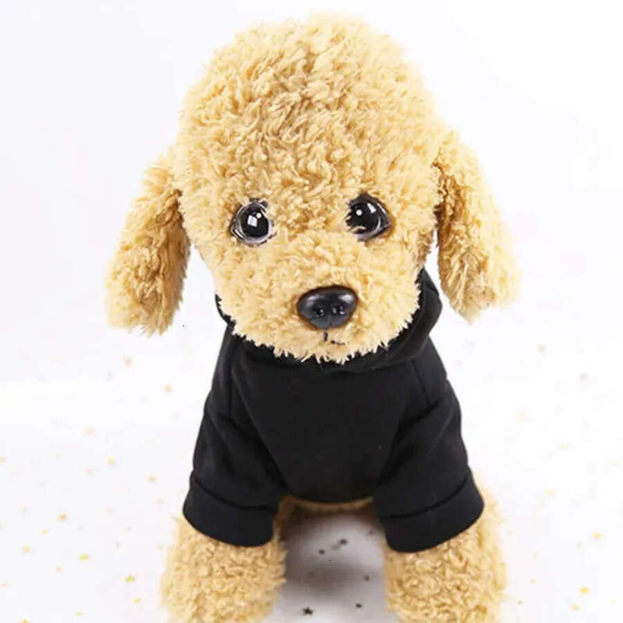 Halloween Fleece Thicken Hoodies Puppy Kitten Clothes Dog Cat Costume Black Skull Sweater Winter Warm Pet Clothing Bh2343 TQQ