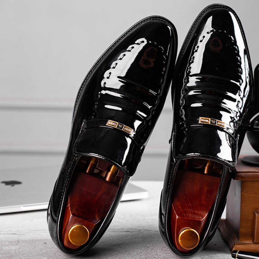 Men Dress Shoes Choose Leather Shoes Mens Breathable Korean Casual Shoes Business Formal Low Dressing Shoes 241009