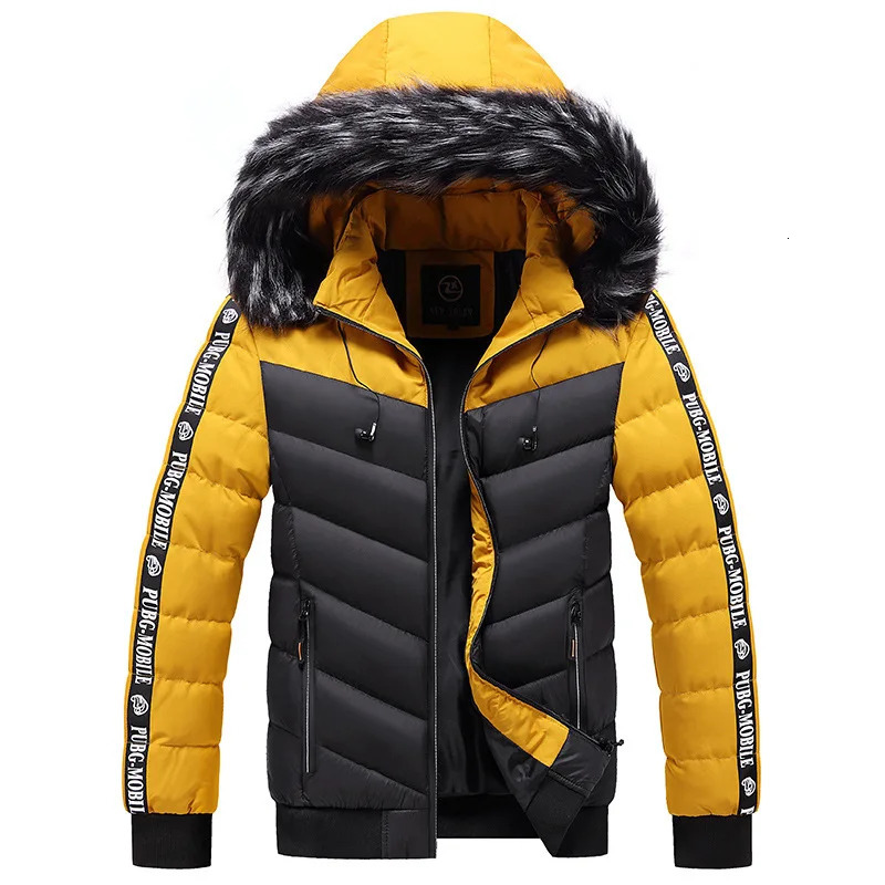 Winter Men Warm Hooded Parkas Jackets Mens Windbreaker Outwear Coats Autumn Detachable Hat Outfits Male 241024