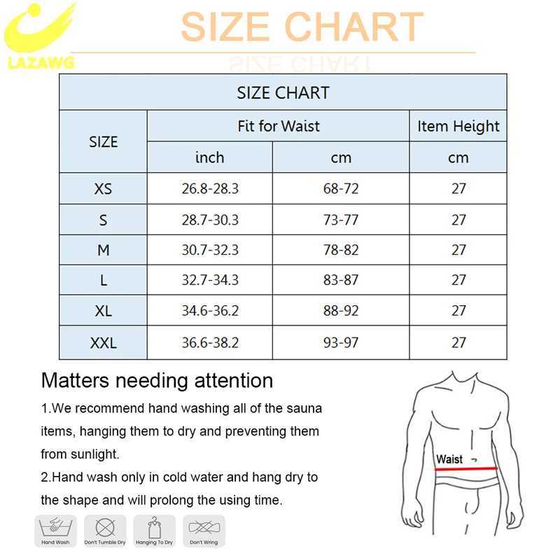 LAZAWG Men Fitness Bandage Wrap Waist Trainer Shapewear Belt Slimming Tummy Belt Corset Top Stretch Waist Cinchers Body ShaperXJ241028