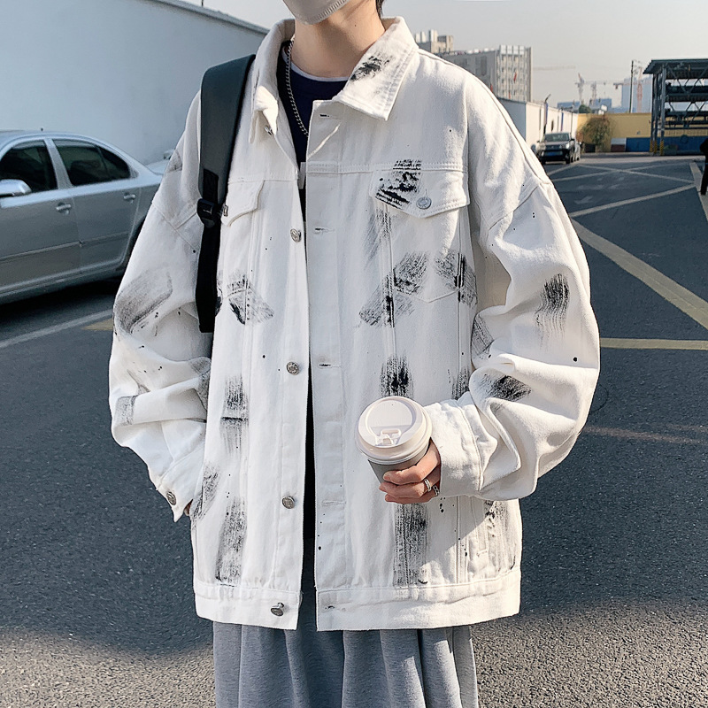2024 New Designer Spring Denim Men's Jacket Ins Fashion Brand High Street Jacket Autumn/Winter Luxury Handsome Clothing