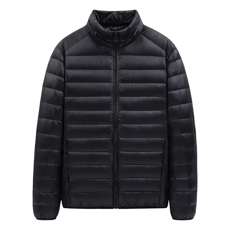 Autumn Winter Light Down Jacket Mens Fashion Hooded Short Ultrathin Lightweight Youth Slim Coat Jackets 2024 241024
