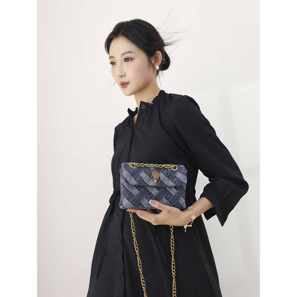 Shoulder Women's Designer Retro Eagle Head Crossbody Bags Denim Style Messenger Fashion Square Bag