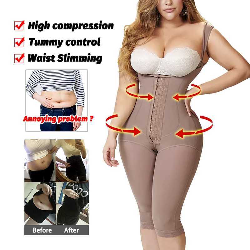Faja Colombian Shapewear Girdles Seamless Bodysuits Post Surgery Sculpting Body Shaper Bbl Compression Abdomen Control SheathXJ241028