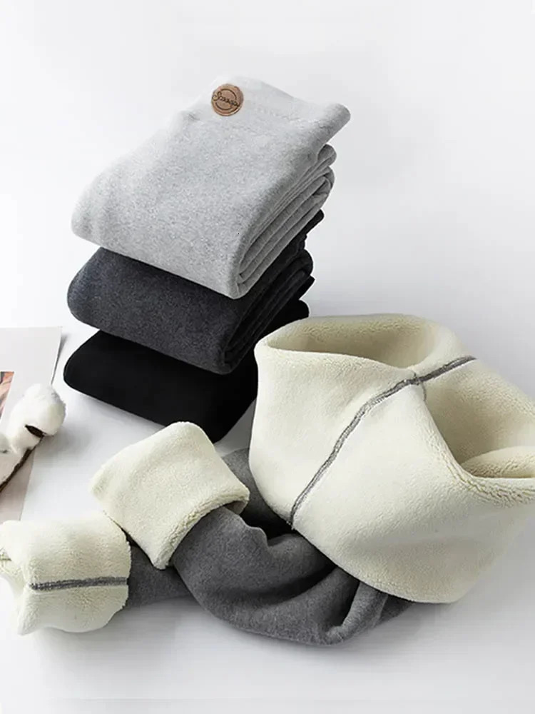 Winter womens long legs cotton velvet leggings womens long legs high waist stretch thick warm long legs 241028