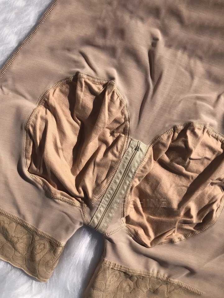 Fajas Colombianas Compression Shaper Open Bust Tummy Control with Zipper Body Beauty Shapewear Waist Post-Surgical UseXJ241028