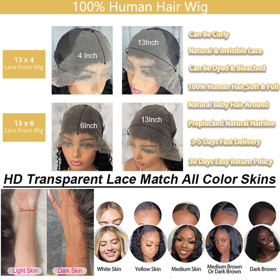 x HD Transparent Lace Front Human Casslow Hair Wigs For Women Pre Plucked Brazilian in Straight X Closure
