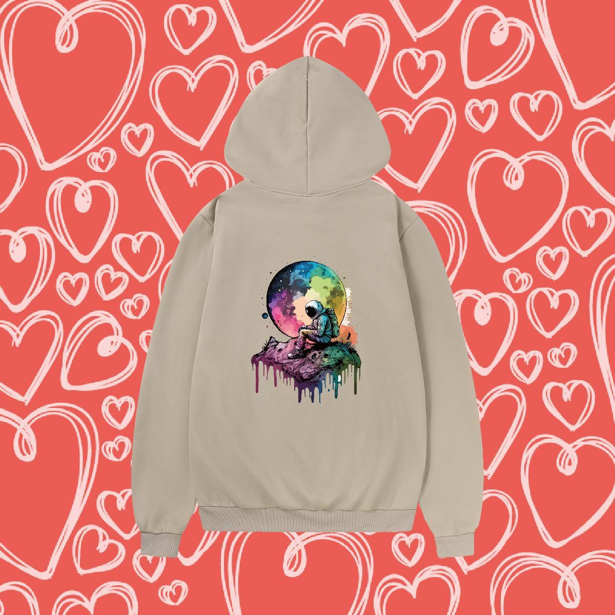 Fashion Hoodie Women Cartoon Print TOP Quality Hoodie for Man Woman Tops Pullover Hoodie Tech Fleece Breathable Drawstring Casual