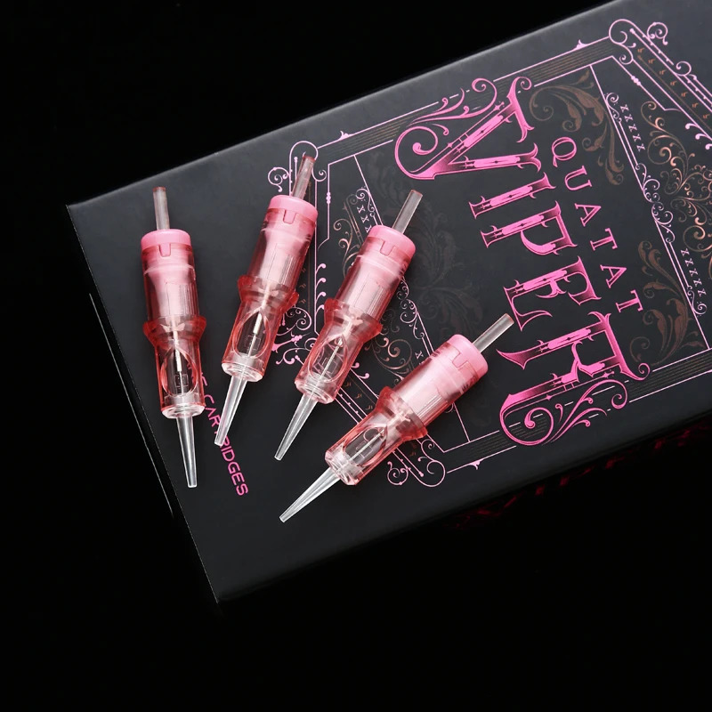 20 pieces/box high-quality pink VIPER PMU Sharp durable and long-lasting tattoo needle permanent makeup box 241009CJ