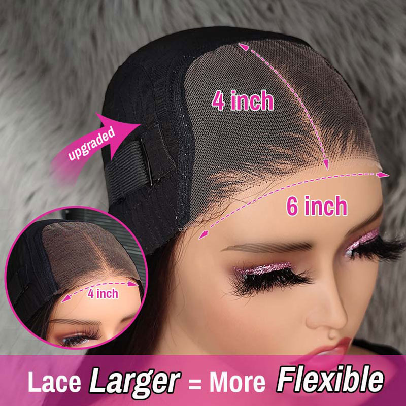 Kinky Curly Wigs Wear And Glueless Human Hair Wig 100% Preplucked 4x6 HD Lace Ready To Go