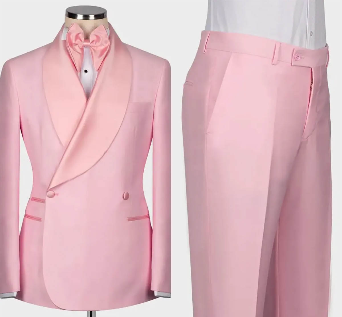 Solid Color Groom Wedding Tuxedos Shawl Lapel Mens Pants Suits 2 Piece Prom Cosplay Blazers Costume