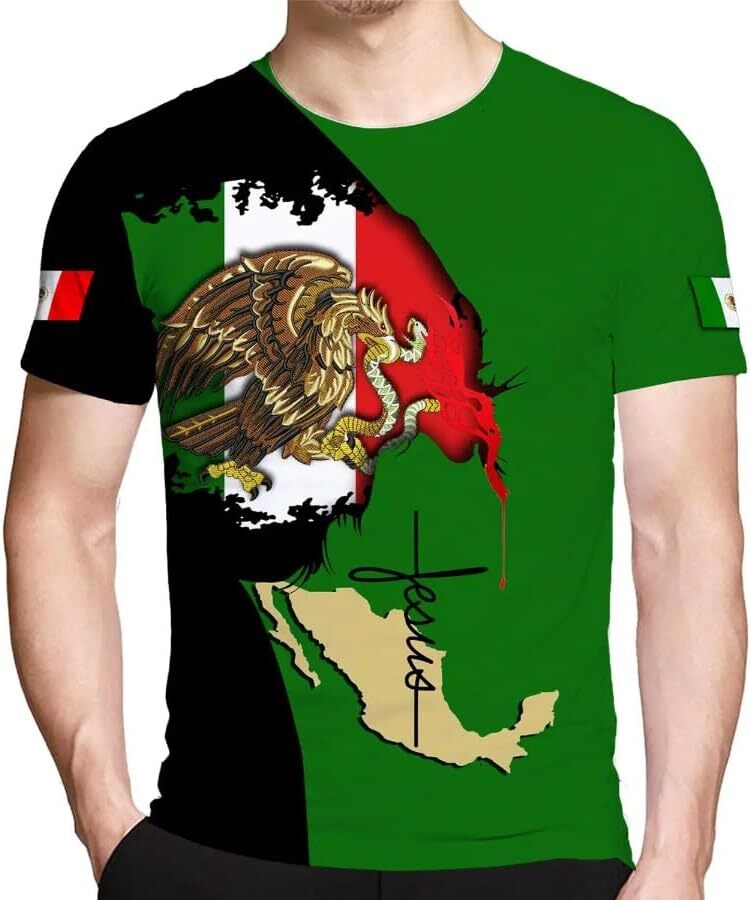 Mens T shirt Summer Jesus T-Shirt 3D Print Men Harajuku Style Hip Hop Short Sleeve Streetwear Fashion God Religion Pullovers tee Trendy patterns