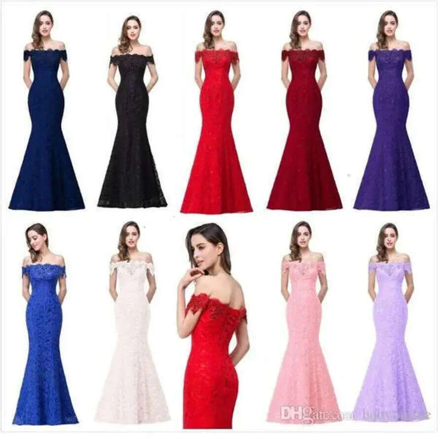 Cheap Modest Mermaid Red Lace Sexy Off The Shoulder Cap Sleeves Long Chinese Wedding Dresses Formal Gowns Cps199 0927