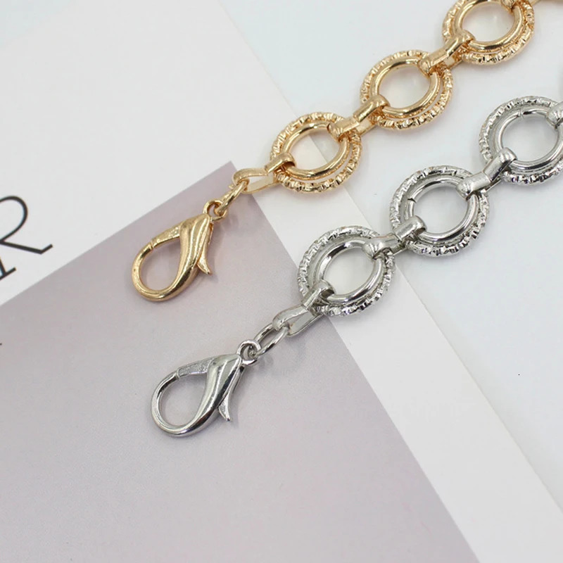 Fashion Circle Metal Waist Chain Belt WomenS Gold Silver Waistband Hip Hop Style Belts Dress Accessories Cinturon Mujer 241028
