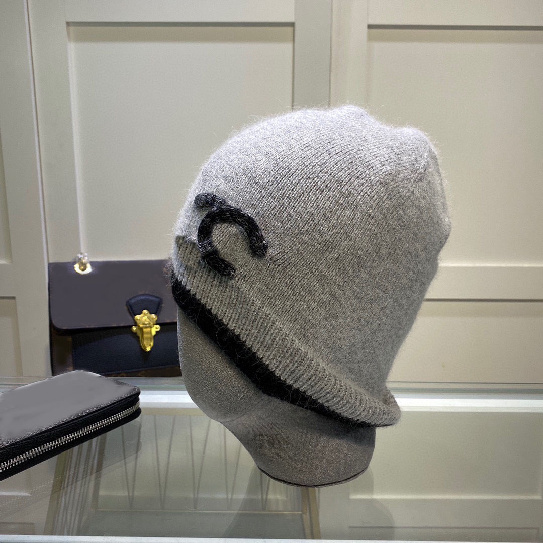 Women's chanlee Beanie designer cashmere hat casquette Luxury floppy hat Men's Beanie cap Tennis Cap Thermal Cap Winter baseball cap