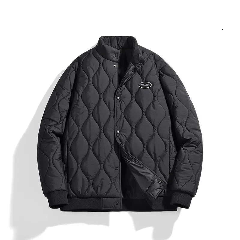Parka Mens Jacket Japanese Loose Thickened Puffer Jackets Man Casual Warm Winter Cotton Padded Men Clothing 241024
