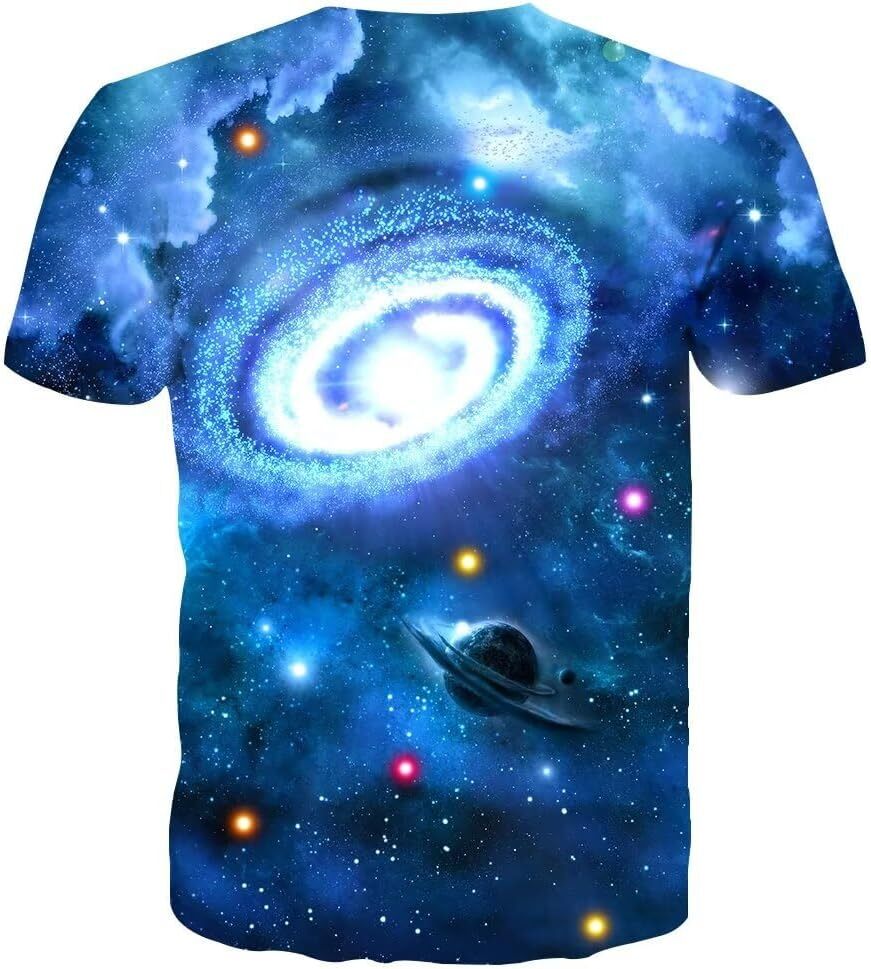 Mens T shirt Unisex 3D Colorful Print cool Graphic Tee Shirts for Men Women and Teens tee Casual tops summer clothes Trendy patterns