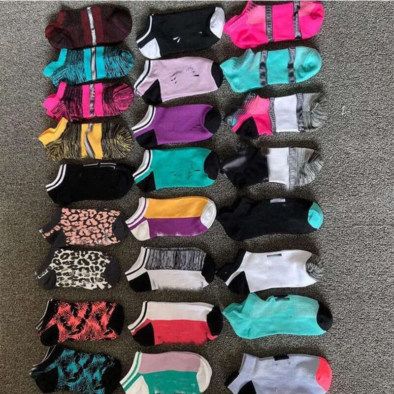 US STOCK Pink Black Adult Cotton Short Ankle Soc Sports Basketball Soccer Teenagers Cheerleader New Sytle Girls Women Sock With Tags
