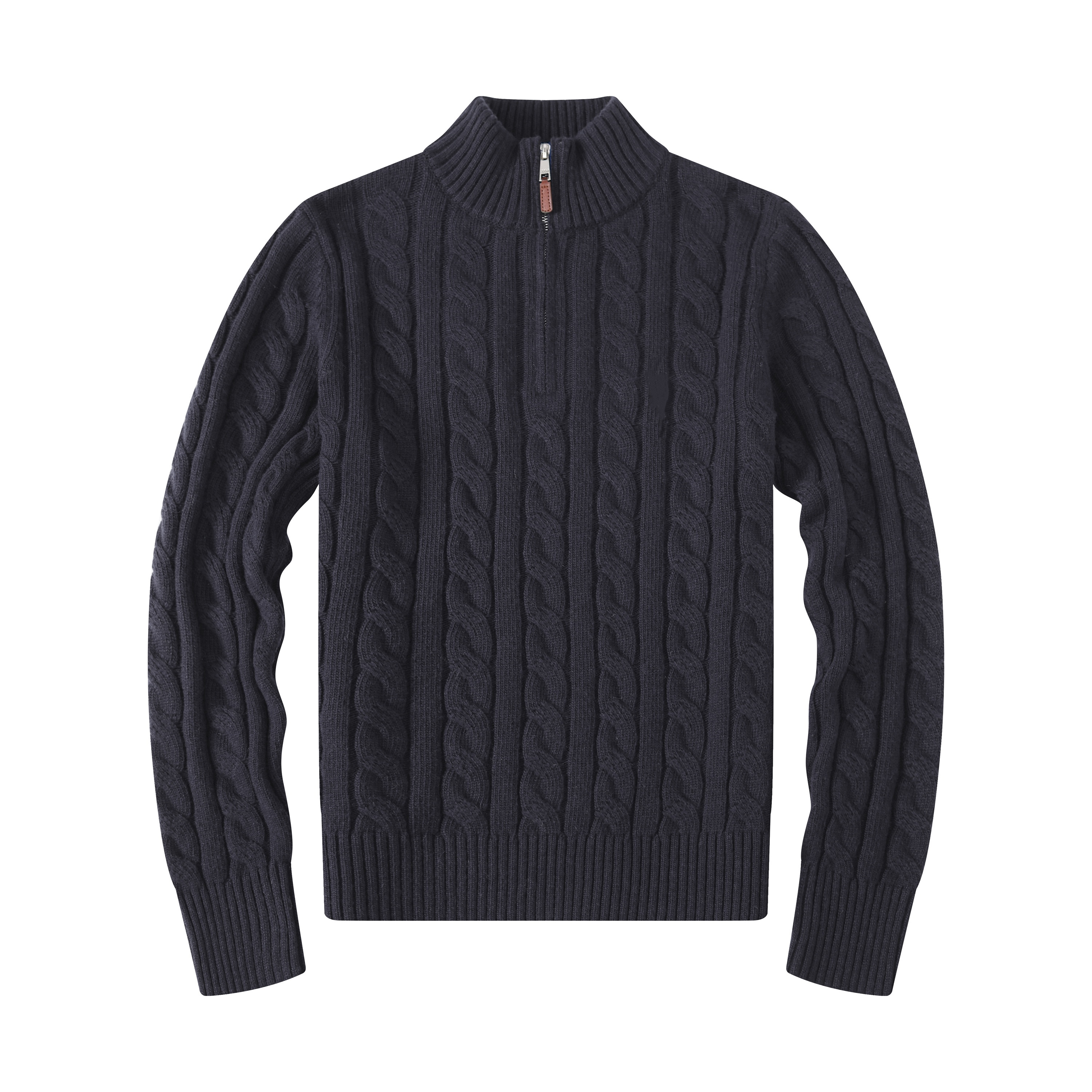 Casual hooded half zipper sweater autumn hoodie men autumn and winter design sense new fashion brand loose everything