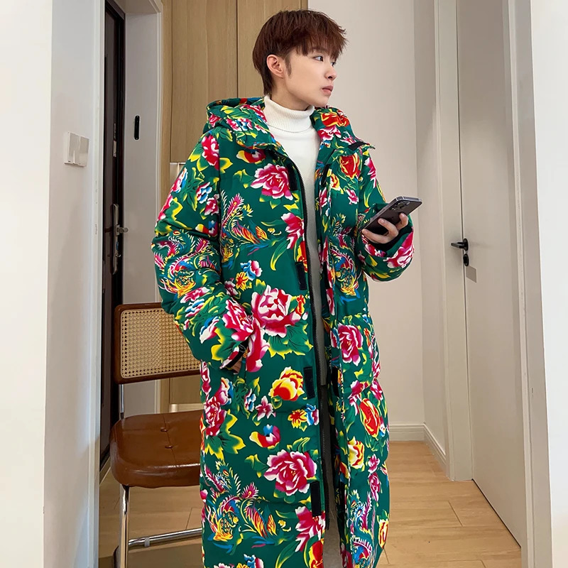 30°Mens 2023 Winter Thick Warm Windproof Hooded Parka Coat Men Women Fashion Oversize Jacket ParkaMale quilted coat 241024