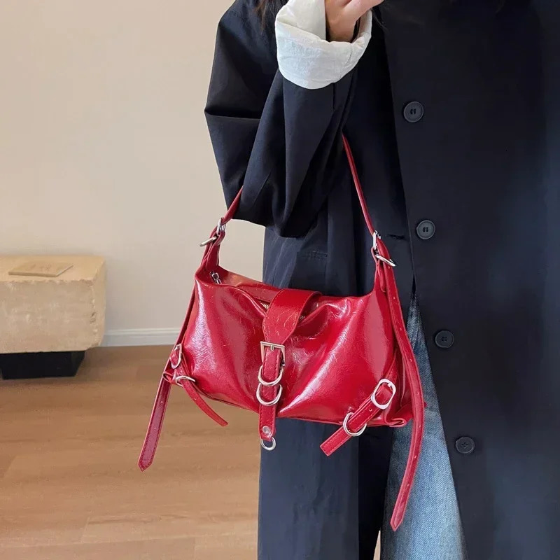 Fashion Simple Women Bags 2024 Autumn Soft Zipper Ladies Shoulder Bags Nylon Solid Versatile Womens Handbags 241025