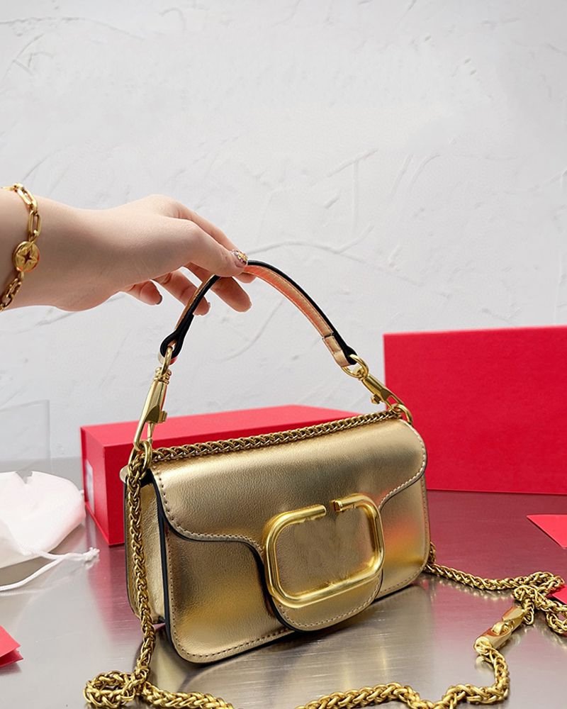 Designer Fashion Luxury Womens Crossbody Handbag Shoulderbag Exquisite Chain Temperament High Quality Women Bags