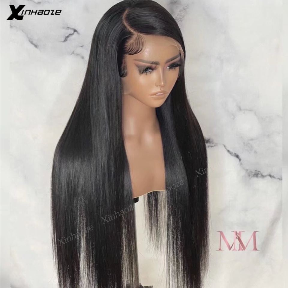 Side Part 4x4 Scalp Cap HD Wig Straight Silk Base 13x6 Lace Front Human Wigs Pre Plucked Brazilian Remy Hair