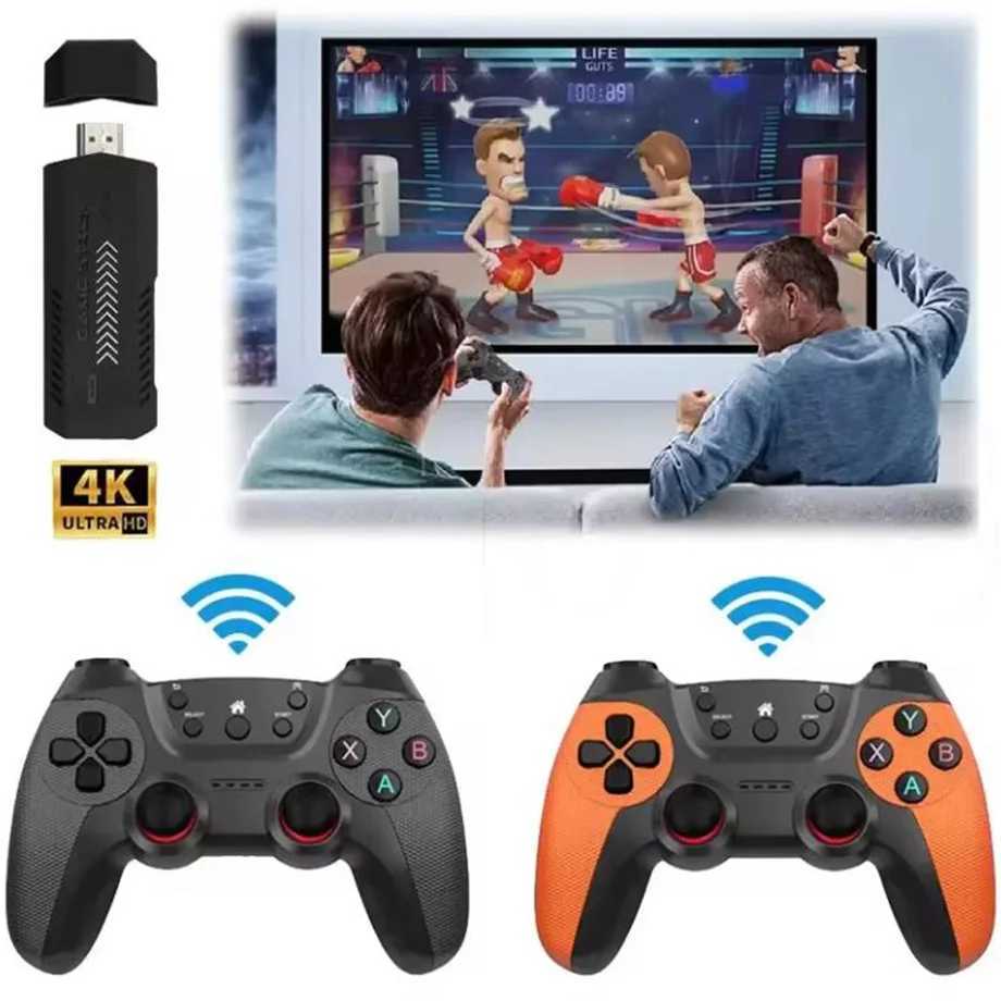 New X2 tra Gaming Stick 4K 3D HD Retro Video Game Console Wireless Controller TV Game Console 256G 58000 Retro Games Christmas Gift Y241029