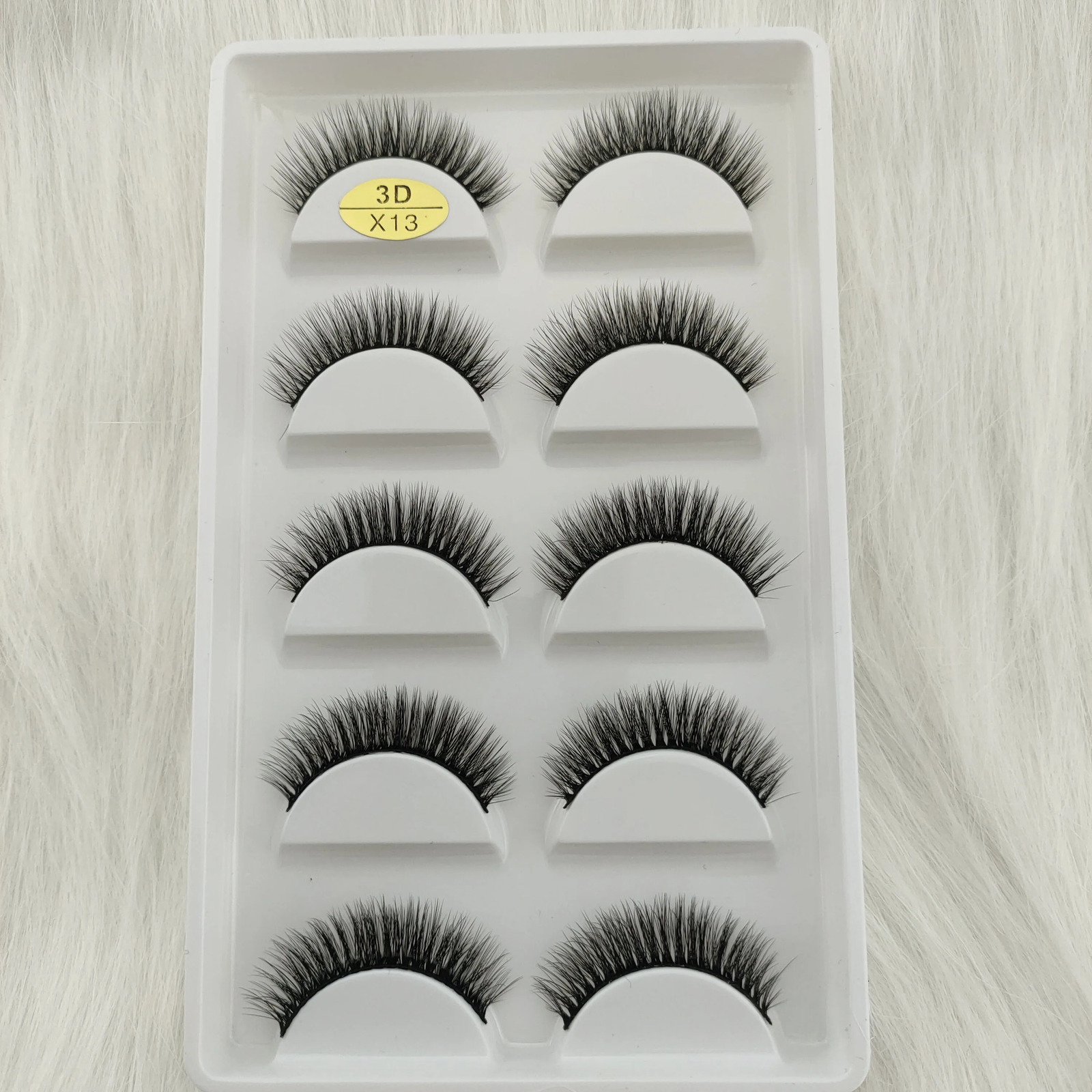 5 Pairs Multipack natural false eyelashes lashes long makeup 3d mink lashes eyelash extension mink eyelashes for beauty H13 E-08 241028