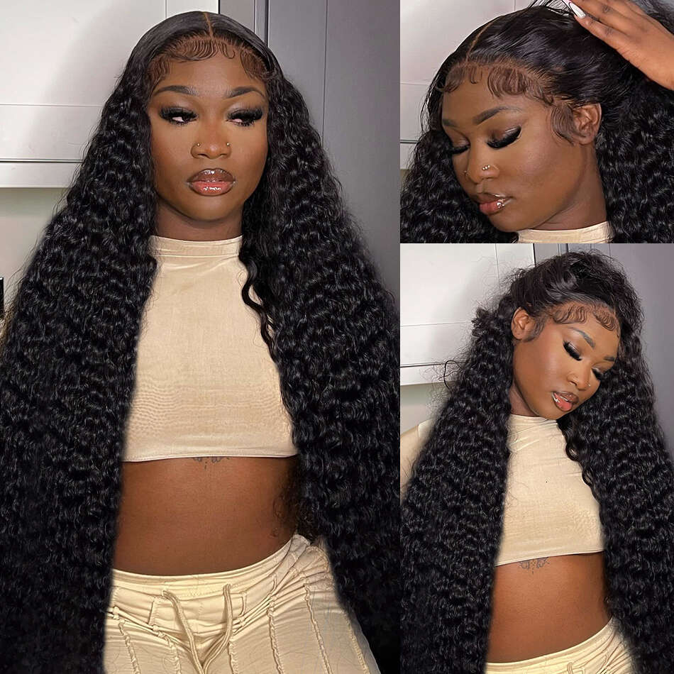 Rosabeauty Hd x Water Wave Lace Frontal Human Hair Wigs Loose Deep Front Wig Curly Closure For Women