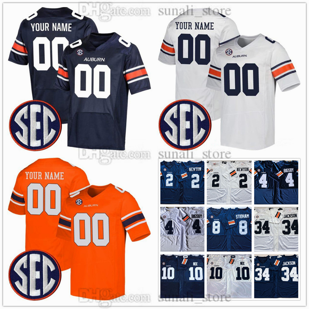 Auburn Tigers Football Jerseys 8 Jarrett Stidham 10 Bo Nix 34 Bo Jackson 1 Payton Thorne 0 Damari Alston 5 KeAndre Lambert-Smith 27 Jarquez Hunter 15 Hank Brown Stitched