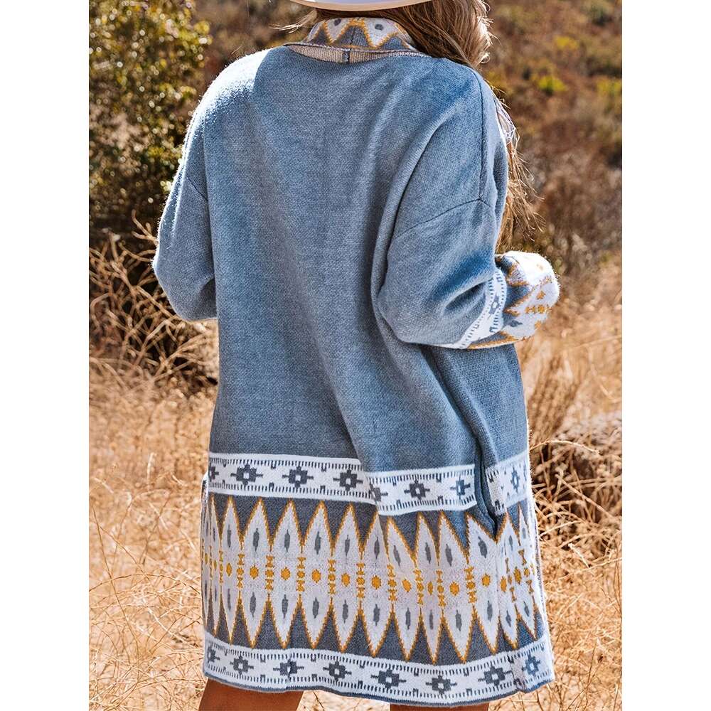 Miyouj Women's Knitted Top Coat Pattern Cardigan Long Sleeve Sweater Colorful Casual 2025 Sweaters New Style Outerwear Tops