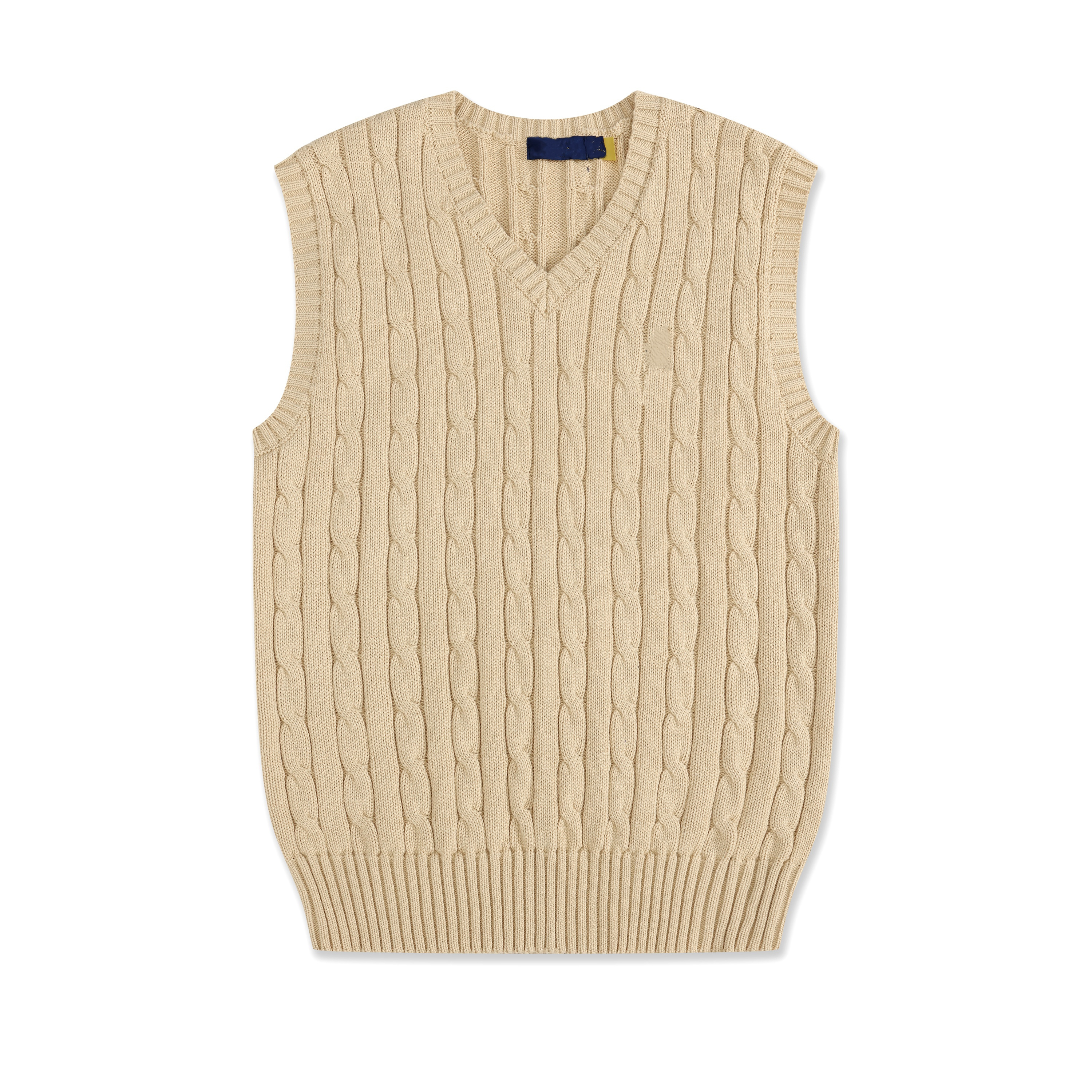 Casual crew-neck autumn sweater vest men autumn and winter design sense of new fashion brand loose matching outside wear